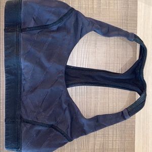 LuluLemon Black Sports Bra Size 4